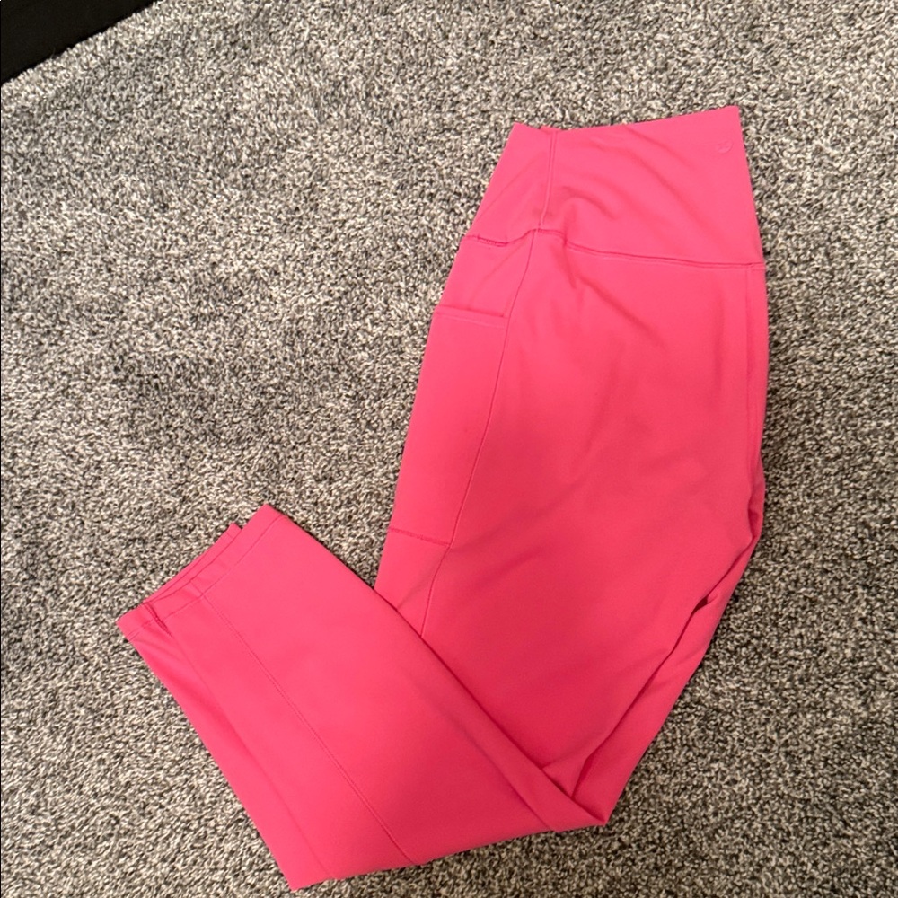 RBX Pink Stretch Athletic Leggings